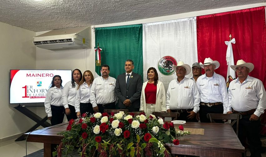Rinde su Primer Informe de Gobierno la Alcaldesa de Mainero, Lic. Ma. Dolores Mansilla Huerta