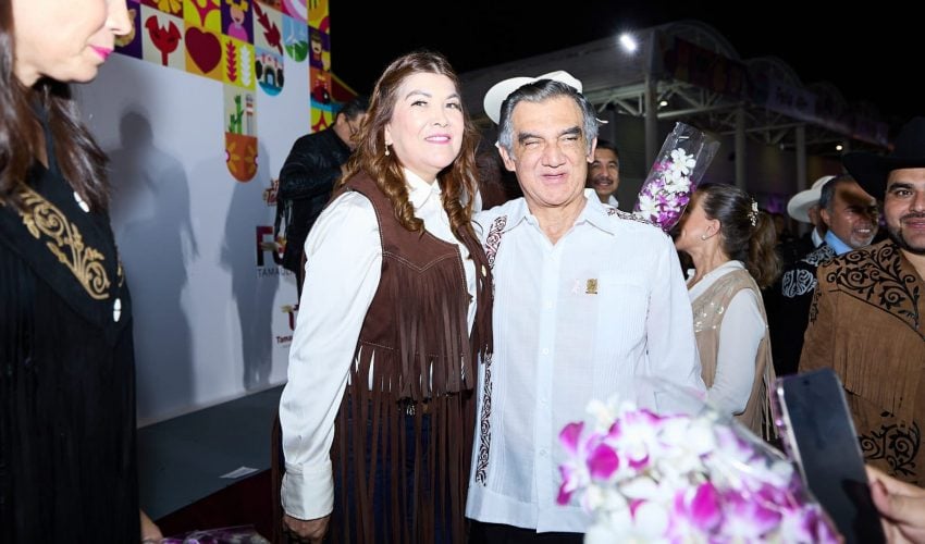 Mainero presente en la gran inauguración de la Feria Tamaulipas 2025