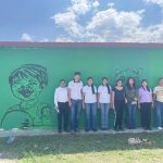 Mainero impulsa el deporte y el arte con murales en la cancha del Ejido Guadalupe Mainero